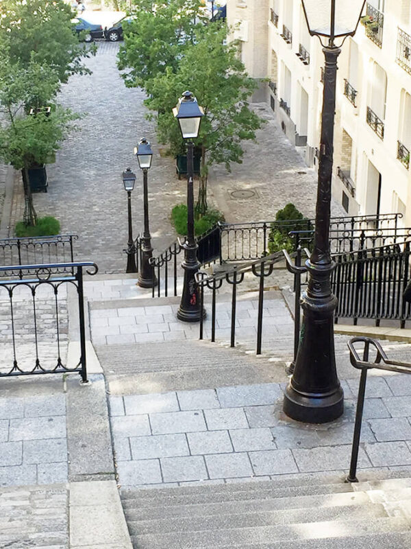 Hopeless Francophile - Staircase, Montmartre, Paris, All Things French