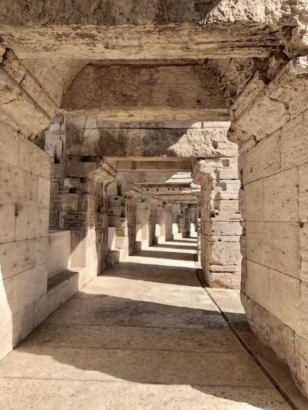 Roman Ampitheatre and Theatre Arles Beautiful Walkway