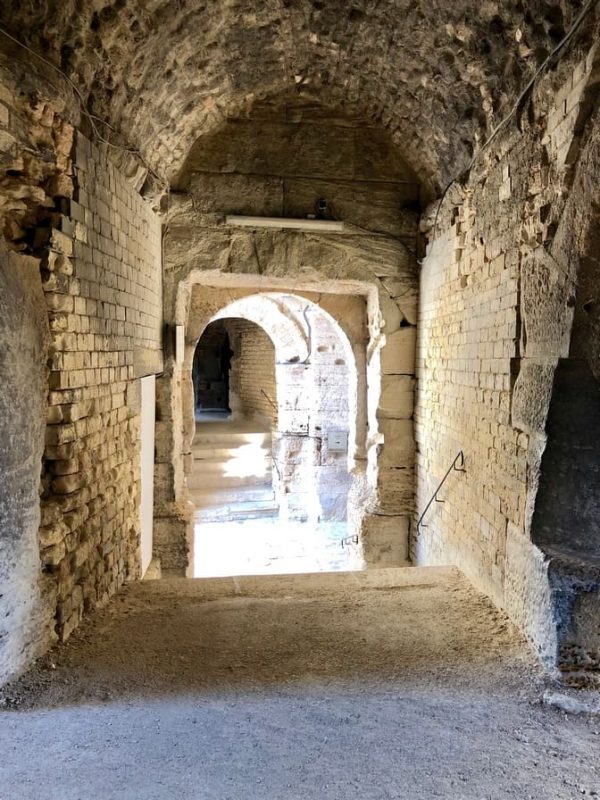 Roman Ampitheatre and Theatre Arles Lower stairs