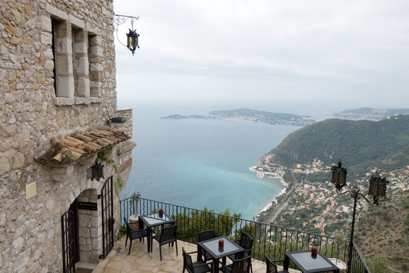 Panoramic Views from the Chateau Eza. Eze French Riviera. Cote d'Azur. All Things French