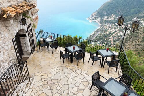 Delightful Breakfast Chateau Eza. Eze French Riviera. Cote d'Azur. All Things French