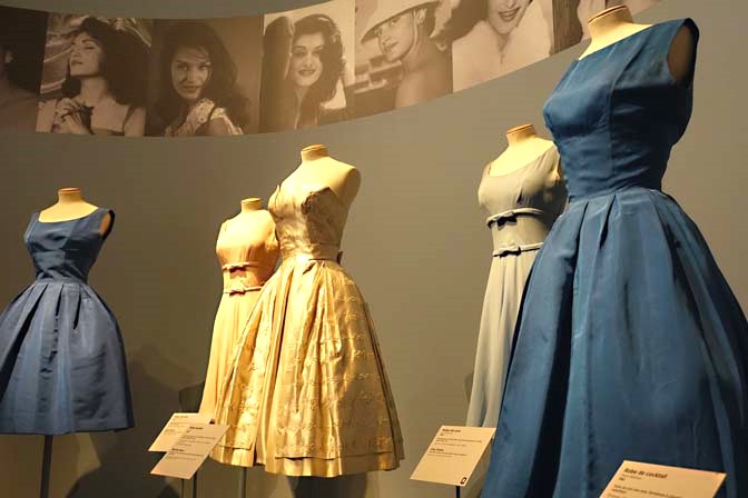 Singer and Actress. Exhibition Trio of Display Dresses