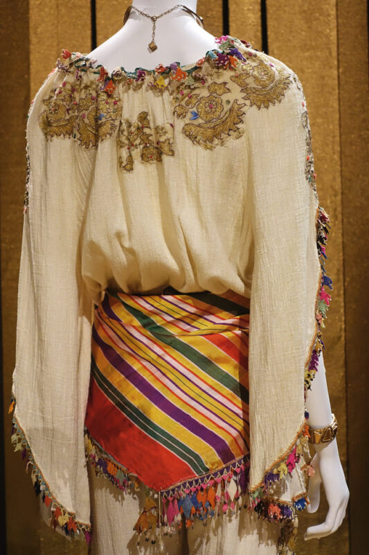 Dalida. Singer and Actress. Gypsy Dress Back
