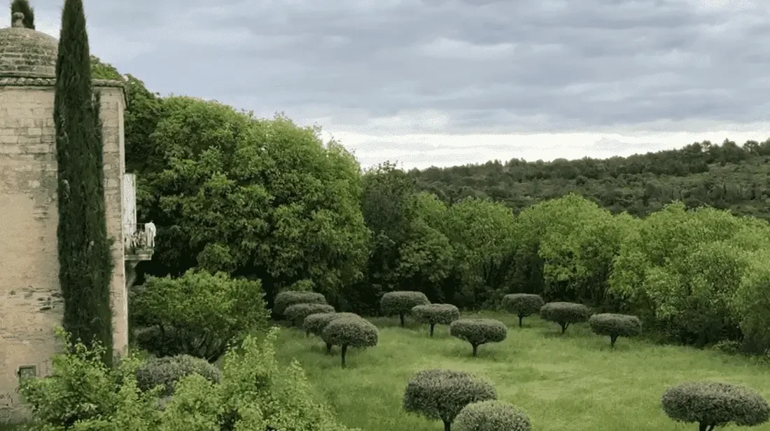 Exquisite countryside in Uzes, one of my favouite French villages.