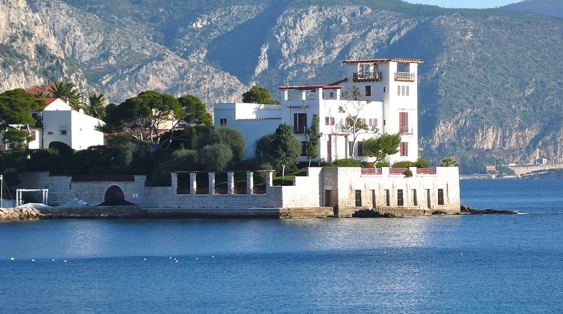 Villa Kerylos on the Mediterranean Sea, Beaulieu sur Mer