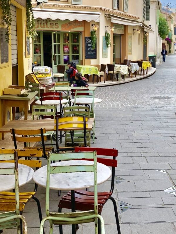 Discover Antibes on the Riviera. French Cafe