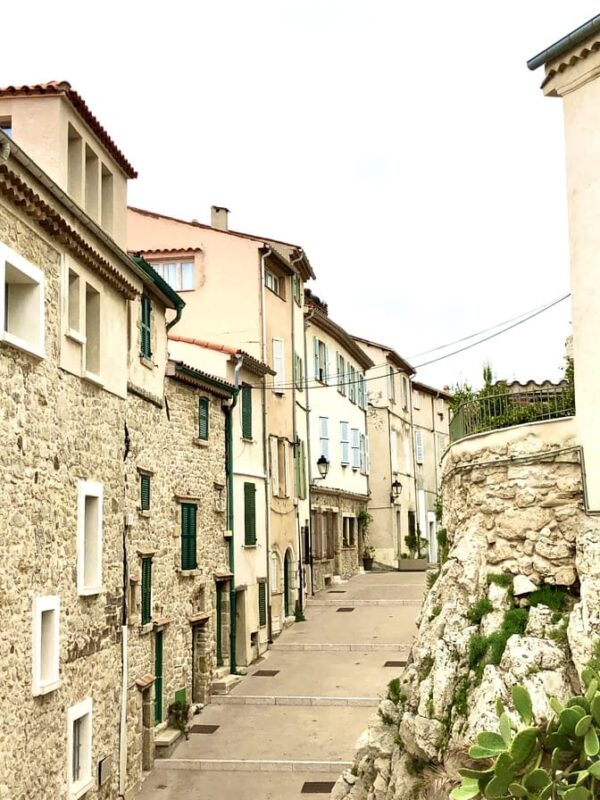 The Old Town in Antibes on the Riviera.