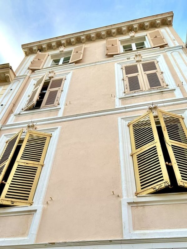 Discover Antibes on the Riviera. Yellow Shutters