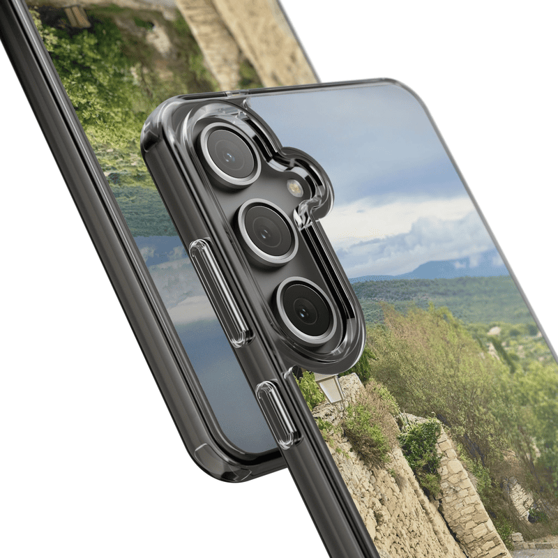 Gordes Countryside Clear Phone Case