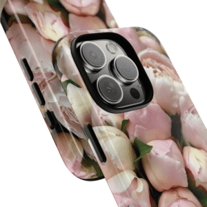Printify Hard Phone Case Roses Close-up