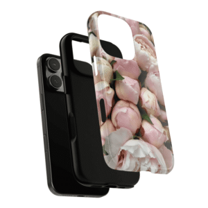 Printify Hard Phone Case Roses Layers